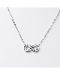 Collier infini strass