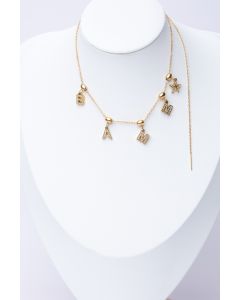Collier personnalisé doré